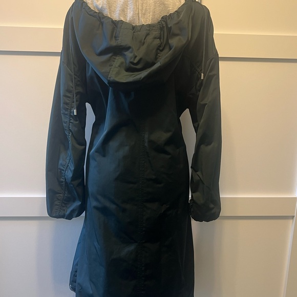 TRF Outerwear (ZARA) Long Zip Modern Trench Coat Size S/M - Picture 3 of 8